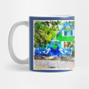 Victorian Gingerbread Cottage 14 Mug